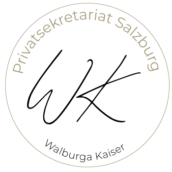 Privatsekretariat Salzburg - Walburga Kaier - Büro und Sekretariatsdienstleistungen